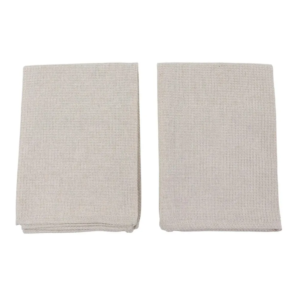 Prosop bucatarie Fagure, bumbac, bej, 50 x 70 cm, set 2 bucati