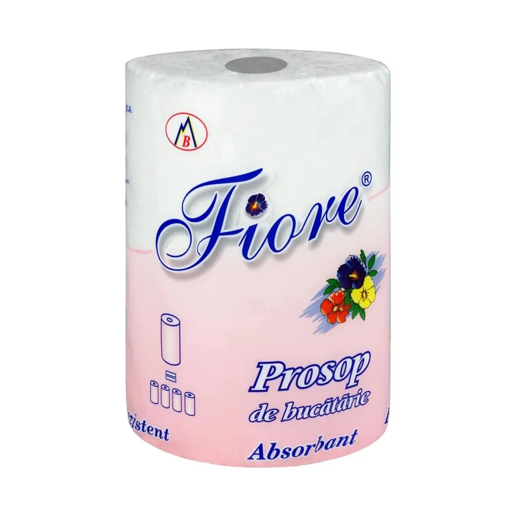 Prosop hartie Fiore, alb, 2 straturi, L 26.65 m