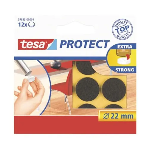 Protectie antizgarieturi tesa® Protect maro Ø 22 mm