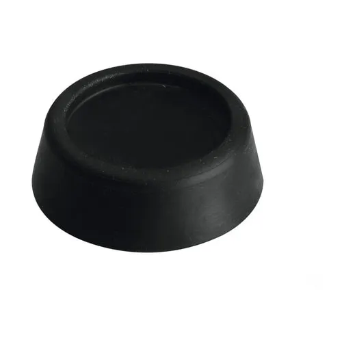Protectie de pardoseala pentru masina de spalat Hettich Ø45mm, plastic negru, pachet 4 bucati