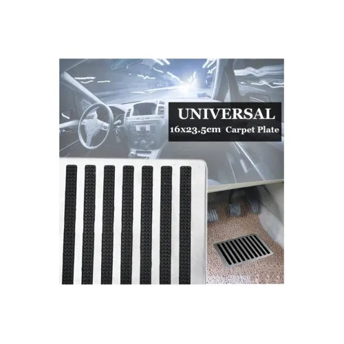 Protectie pedala universala 23.5x16 cm din otel inoxidabil si cauciuc — imaginea 3