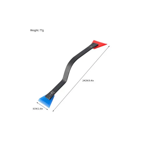 Racleta folie auto curbata dubla din silicon 70/90 durometru — imaginea 3
