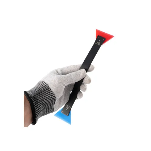 Racleta folie auto curbata dubla din silicon 70/90 durometru — imaginea 4