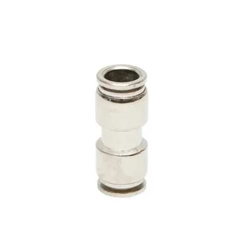 Racord aer drept 6 mm metal pentru sisteme pneumatice