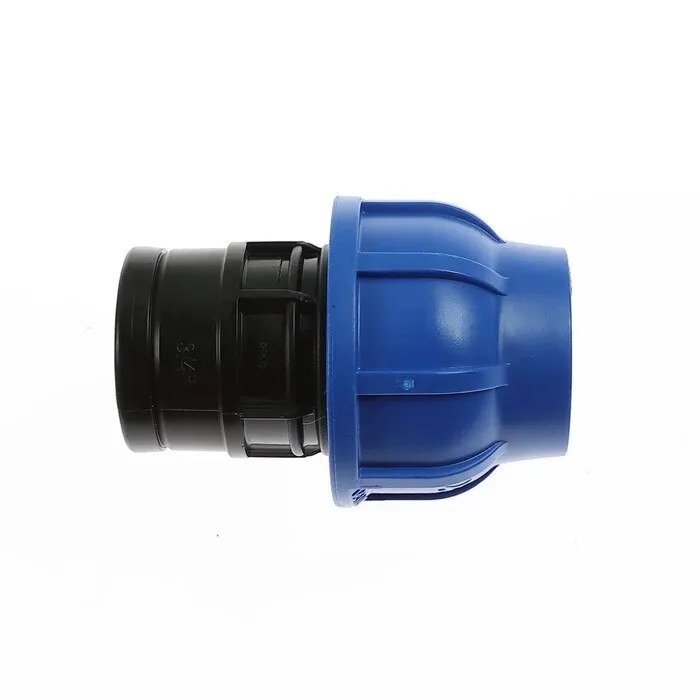 Racord compresiune PEHD, filet interior, D 63 mm x 2"