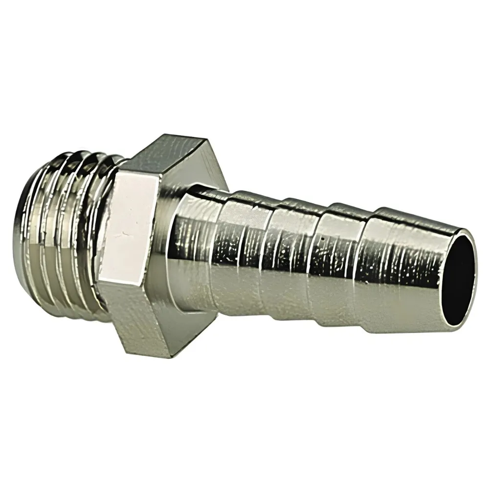 Racord cu filet exterior Airmaster AIR-21, 1/4 inch, pentru furtun 6 mm