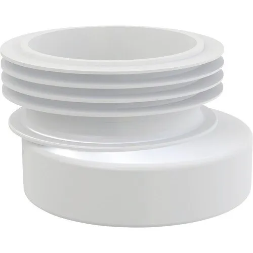 Racord etansare WC excentric Alca 100x110mm, plastic alb