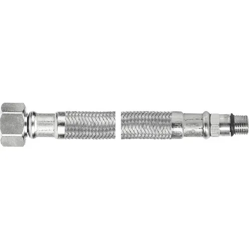 Racord flexibil apa din inox cu capat scurt 1/2”xM10x1 40 cm