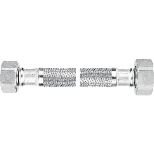 Racord flexibil apa din inox cu garnitura 3/4”FIx3/4”FI 40 cm