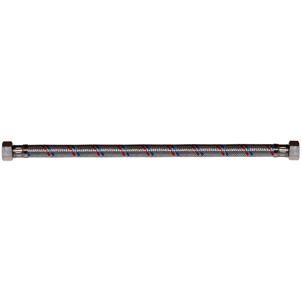 Racord flexibil apa, EPDM + tresa metalica, 3/8" - 3/8 ", L 300 mm