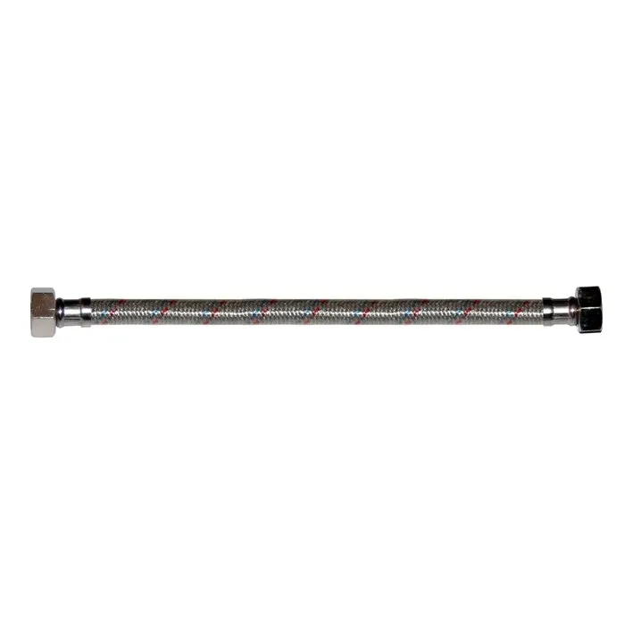 Racord flexibil apa, EPDM + tresa metalica, cu protectie PVC, 1/2" - 1/2 ", L 300 mm