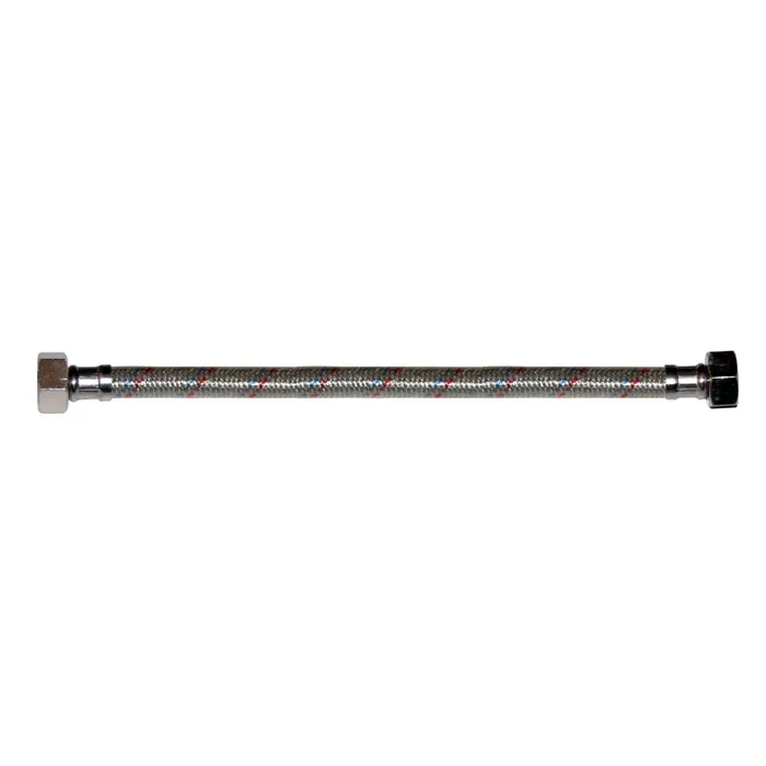 Racord flexibil apa, EPDM + tresa metalica, cu protectie PVC, 1/2" - 1/2 ", L 500 mm