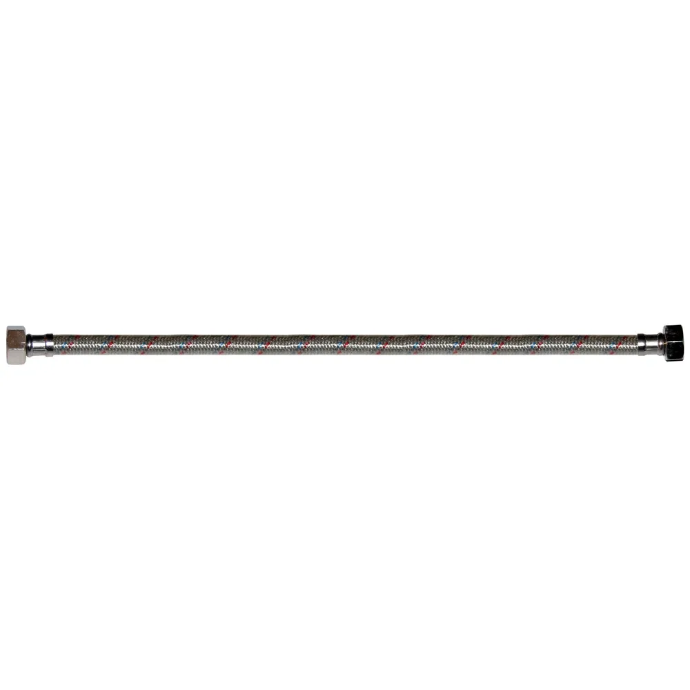Racord flexibil apa, EPDM + tresa metalica, cu protectie PVC, 1/2" - 1/2 ", L 500 mm