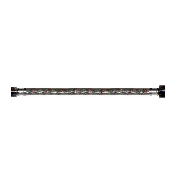 Racord flexibil apa, EPDM + tresa metalica, cu protectie PVC, 1/2" - 3/8 ", L 300 mm