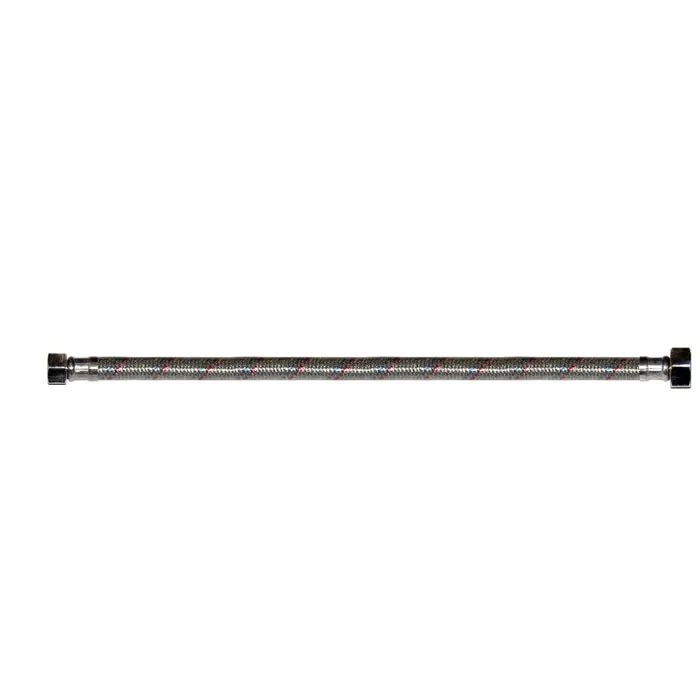 Racord flexibil apa, EPDM + tresa metalica, cu protectie PVC, 1/2" - 3/8 ", L 400 mm