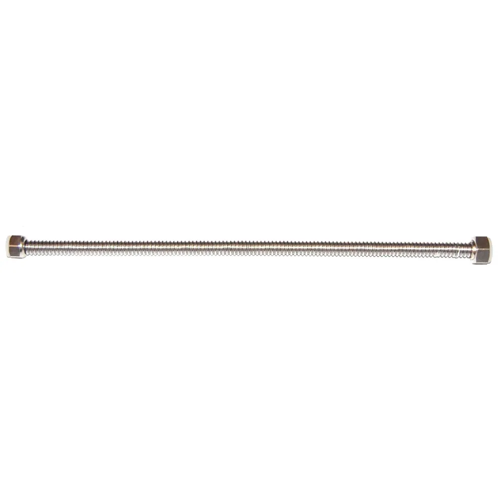 Racord flexibil apa, otel inoxidabil, 1/2" - 3/8 ", L 300 mm