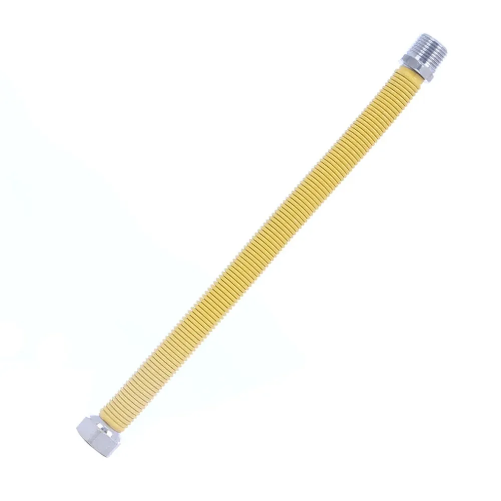 Racord flexibil gaz, extensibil, otel inoxidabil, 1/2", filet interior - exterior, 300 - 510 mm