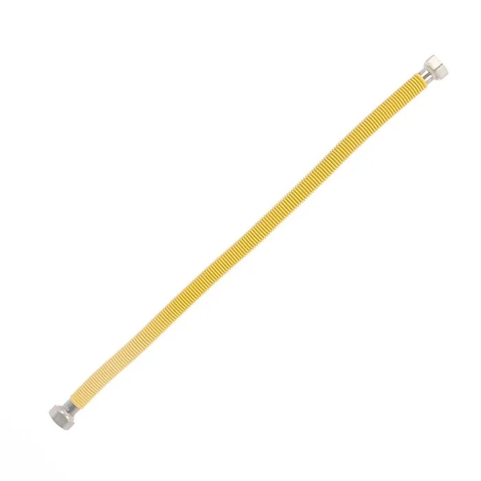 Racord flexibil gaz, extensibil, otel inoxidabil, 1/2", filet interior - interior, 500 - 850 mm