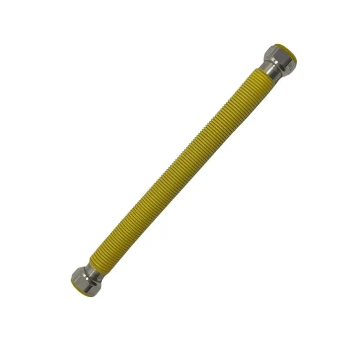 Racord flexibil gaz, extensibil, otel inoxidabil, 3/4", filet interior - interior, 300 - 510 mm
