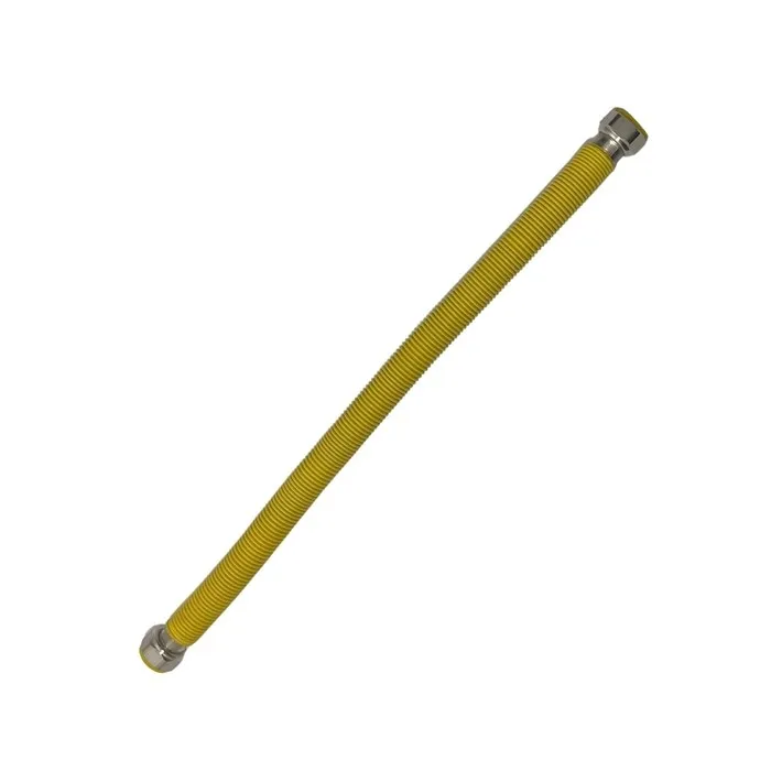 Racord flexibil gaz, extensibil, otel inoxidabil, 3/4", filet interior - interior, 500 - 850 mm