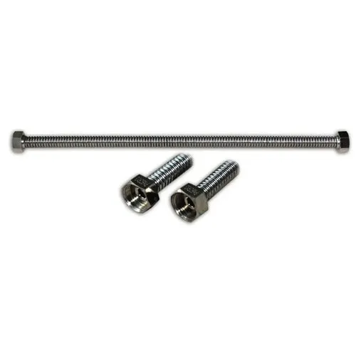 Racord gofrat apa din inox, 1/2"x1/2"x400 mm