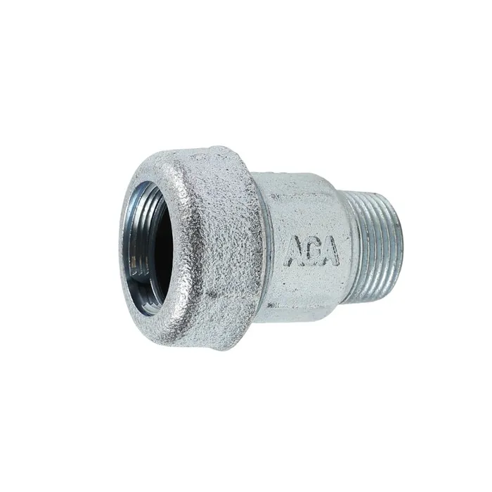 Racord rapid Agaflex QA, 5/4", fonta zincata, filet interior - exterior