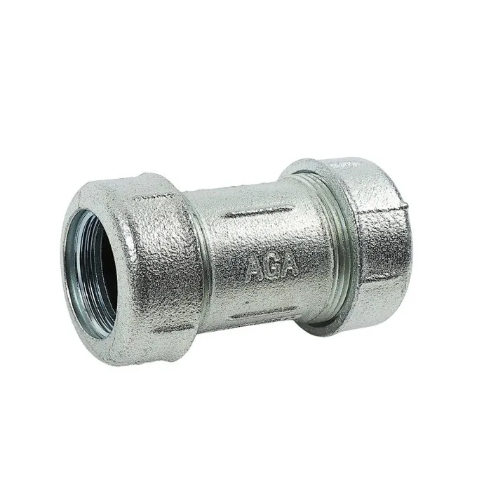 Racord rapid fonta zincata Agaflex QO 3/4 inch, filet interior - interior