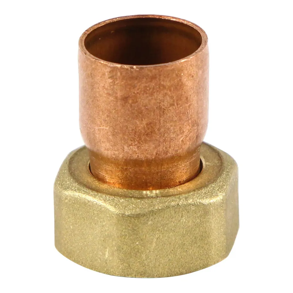 Racord semiolandez drept, cupru, interior-interior, 22 mm x 3/4"