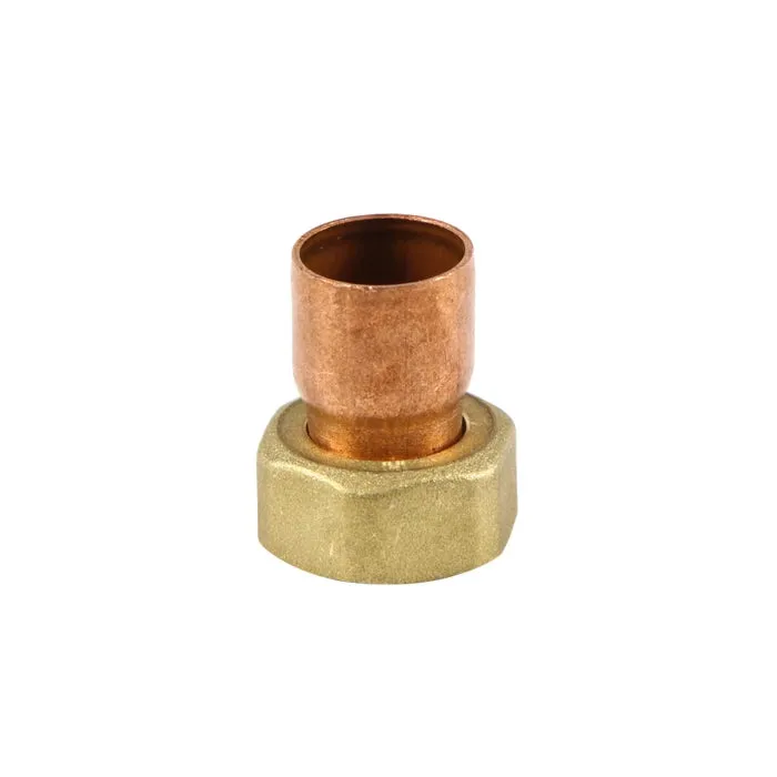 Racord semiolandez drept, cupru, interior-interior, 22 mm x 3/4"