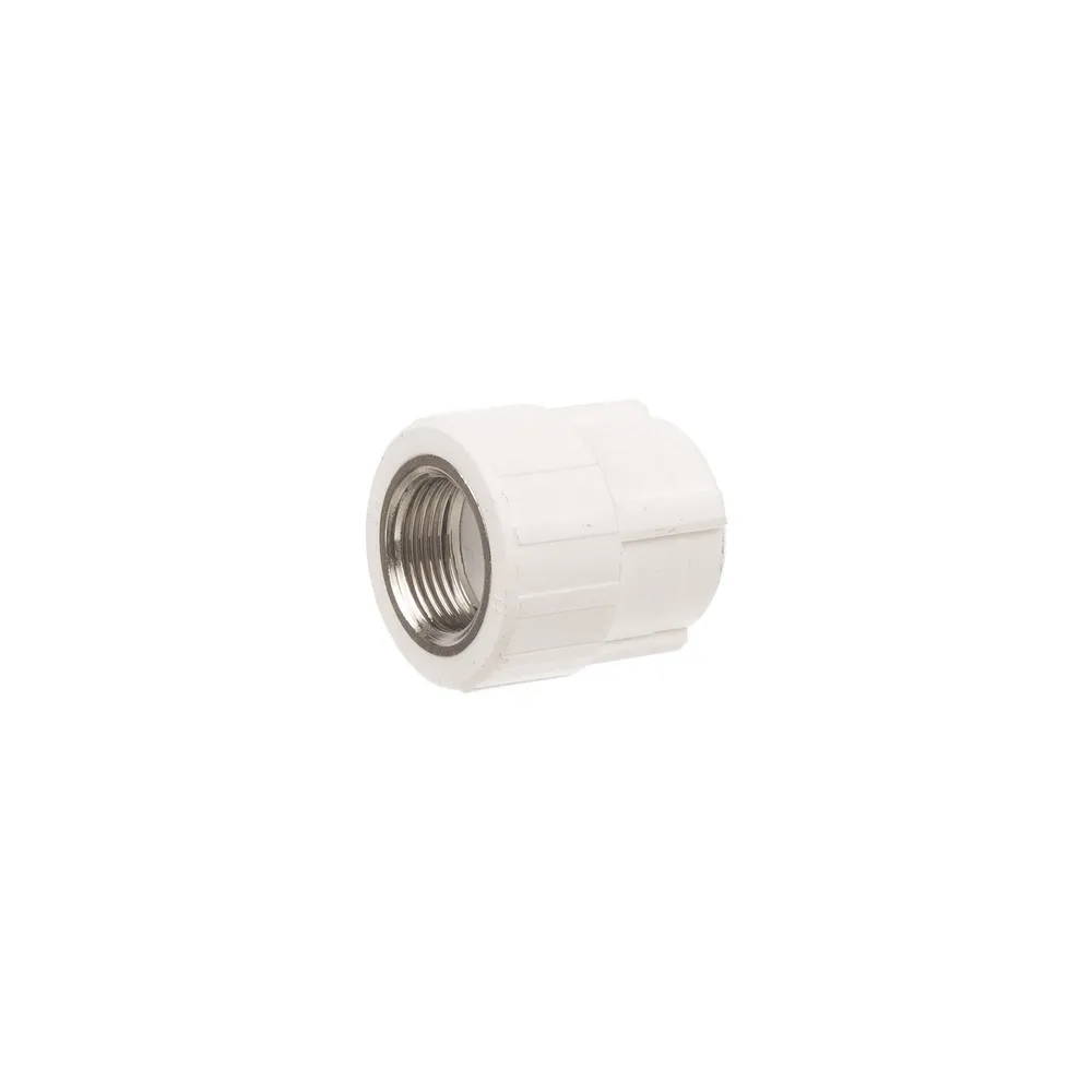 Racord teava PPR, filet interior, Ø 32 mm x 3/4', alb