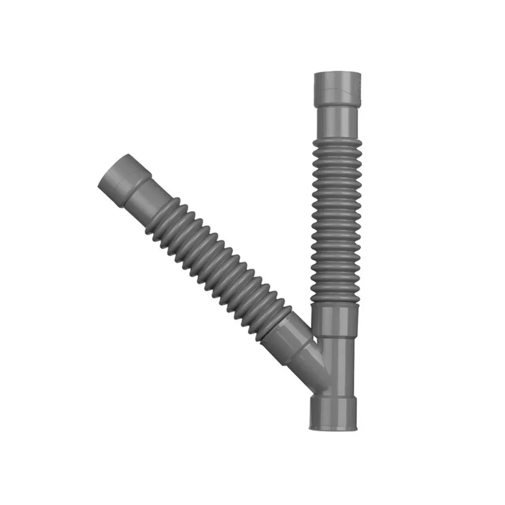 Racord Y PVC, gri, D 40 mm