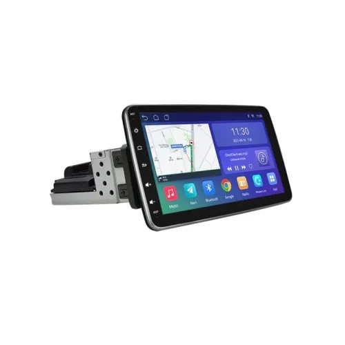Radio auto 1DIN MP3 MP5 player Android ecran reglabil 360 grade 10 inch IPS 4GB RAM 64GB CarPlay Android Auto — imaginea 3