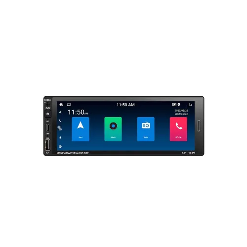 Radio MP3 MP5 auto 1DIN Android ecran 6.86 inch Bluetooth CarPlay 2GB RAM 32GB memorie 12V — imaginea 2