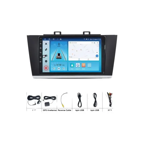 Radio MP3 MP5 Player 2DIN Android 9 inch 12V 6+128G cu slot SIM 4G — imaginea 7