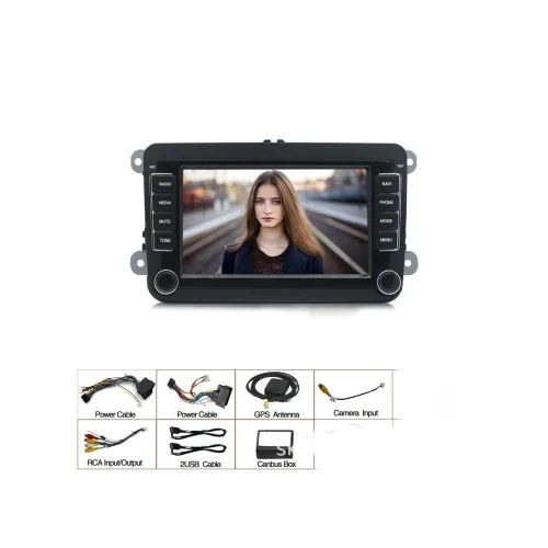 Radio MP3 , MP5 Player 2DIN Android Ecran 7" 12V 2+32G ,Functie CarPlay compatibila Volkswagen,Skoda — imaginea 2