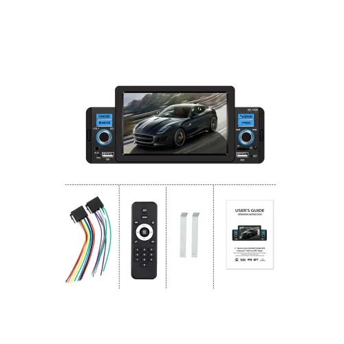 Radio MP3, MP5 Video Player 1DIN cu bluetooth si mirrorlink 7inch 12V — imaginea 2
