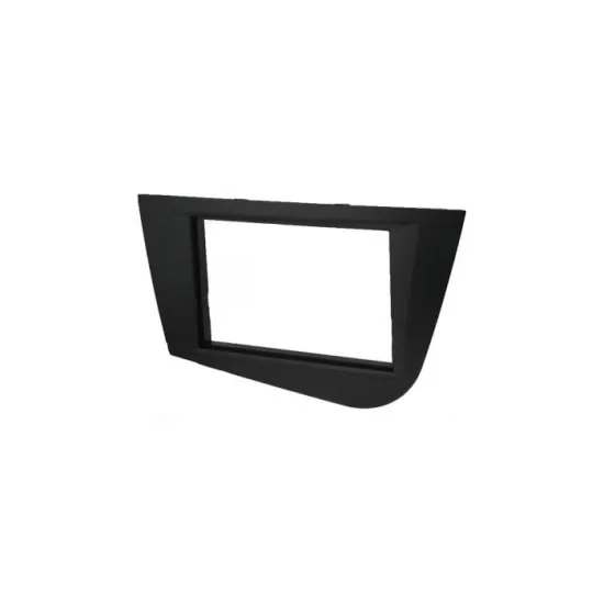Rama adaptor 2 DIN pentru player auto, gri antracit, pentru Seat Leon 09/2005-03/2009