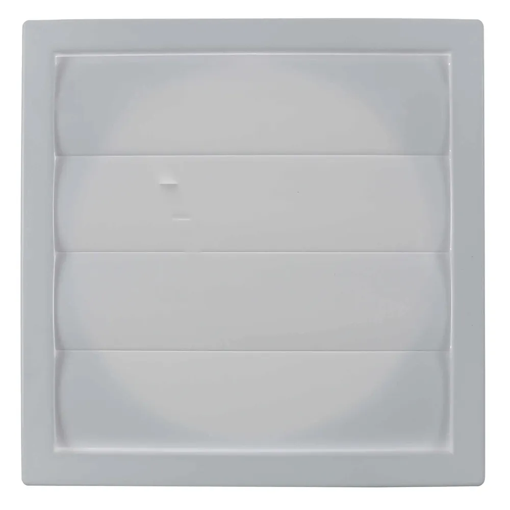 Rama aerisire, patrata, pentru ventilatia incaperilor, alb, D 150 mm