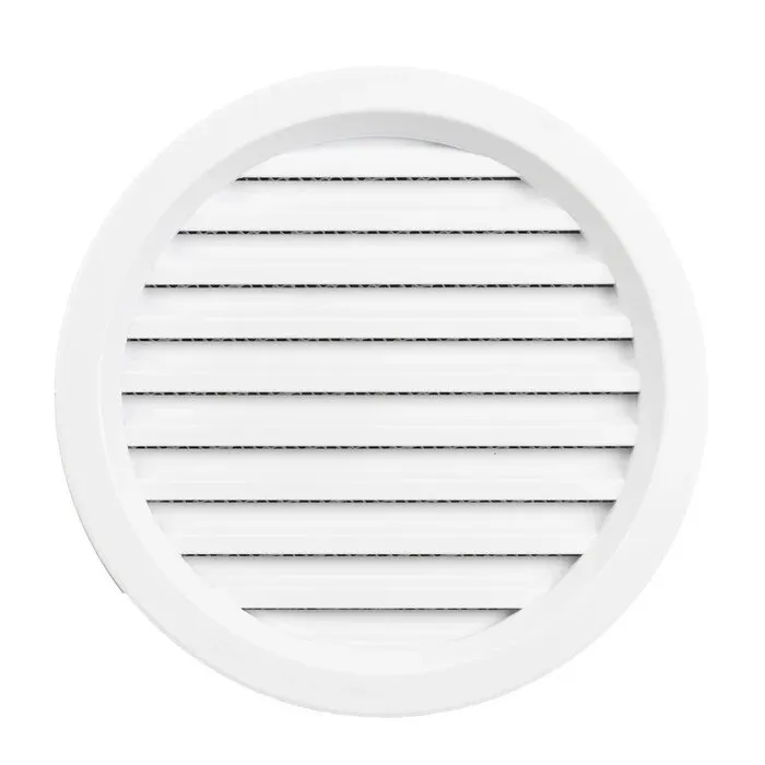Rama aerisire, rotunda, pentru ventilatia incaperilor, alb, D 110 mm