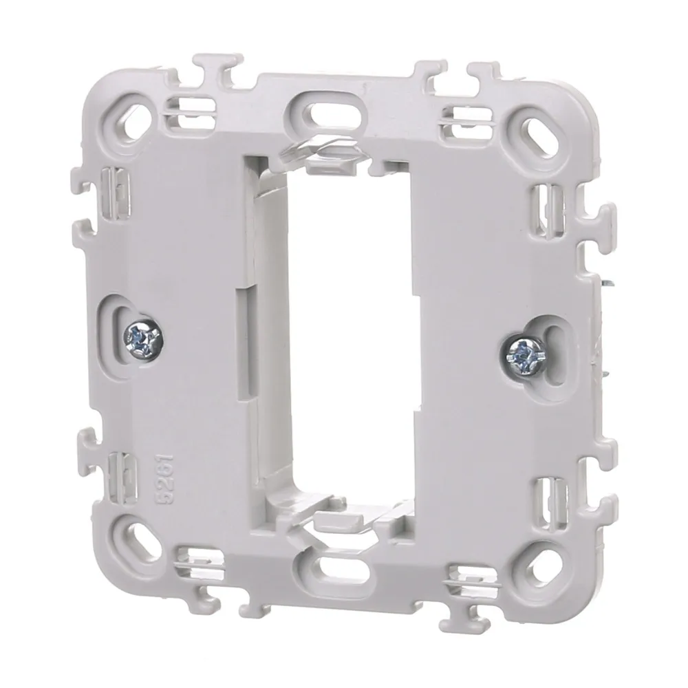 Rama fixare simpla Tem Modul, pentru aparataj modular, IP20, gri