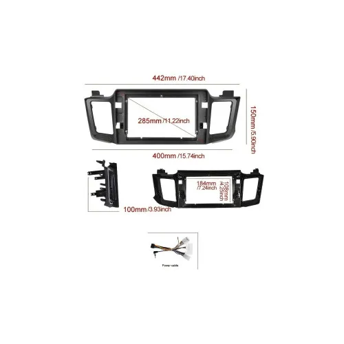Rama Navigatie 10" cu cablaj compatibila Toyota Rav4 IV 2013-2018 / GR1 — imaginea 3