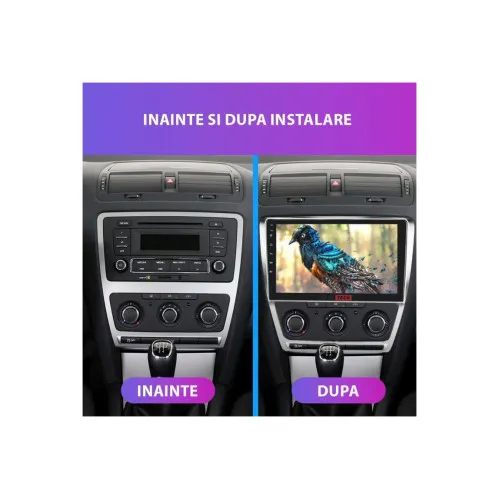 Rama Navigatie 10" cu cablaj si modul canbus compatibila Skoda Octavia II 2009-2013 / GR1 — imaginea 5