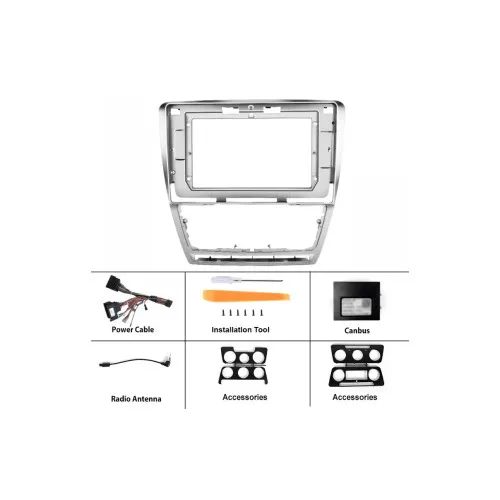 Rama Navigatie 10" cu cablaj si modul canbus compatibila Skoda Octavia II 2009-2013 / GR1 — imaginea 2