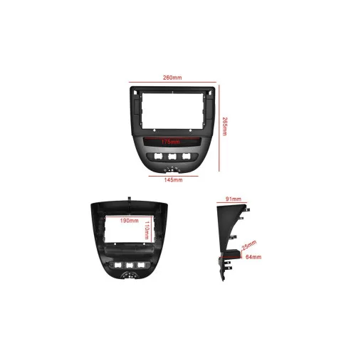 Rama Navigatie 10" cu cablaj si modul canbus compatibila Toyota Aygo 2005-2014 GR2 — imaginea 3