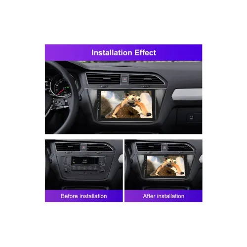 Rama Navigatie 10" cu cablaj si modul canbus compatibila VW Tiguan II 2016-> / GR1 — imaginea 6
