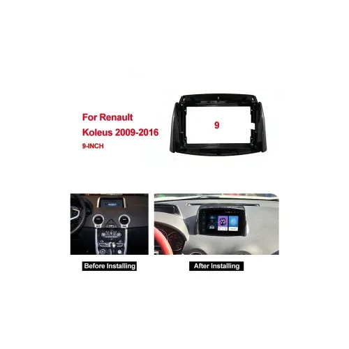 Rama Navigatie 9" cu cablaj compatibila Renault Koleos 2008-2016 GR3 — imaginea 2