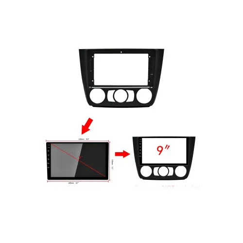 Rama Navigatie 9" cu cablaj si modul canbus compatibila BMW Seria 1 (E81/E87) 2007-2013( AC Manual) GR2 — imaginea 5