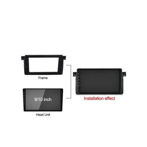 Rama Navigatie 9" cu cablaj si modul canbus compatibila BMW Seria 3 (E46) 1997-2005 GR1 — imaginea 6