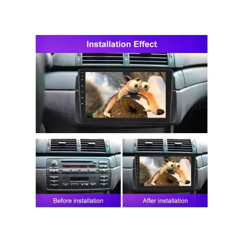 Rama Navigatie 9" cu cablaj si modul canbus compatibila BMW Seria 3 (E46) 1997-2005 GR1 — imaginea 2