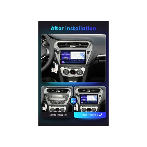 Rama Navigatie 9" cu cablaj si modul canbus compatibila Citroen C-Elysee 2012-2021 GR2 — imaginea 2